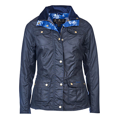 Barbour Susannah Waxed Jacket, Navy